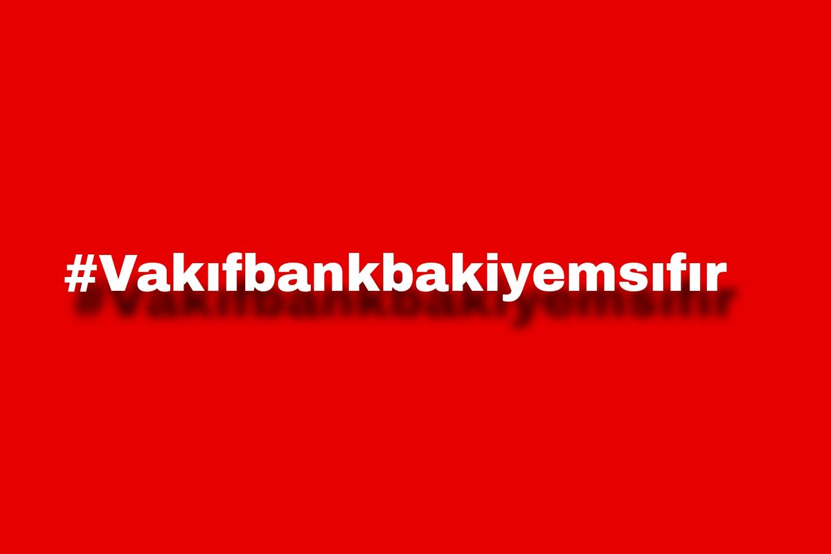 #Vakıfbankbakiyemsıfır

<a href="/VakifBank/">VakıfBank</a> 
<a href="/TVAdalet/">adalet.tv</a> 
<a href="/adalet_bakanlik/">T.C. Adalet Bakanlığı</a> <a href="/ctekurumsal/">Ceza ve Tevkifevleri Genel Müdürlüğü</a> 
Promosyon 300 Bin TL.
