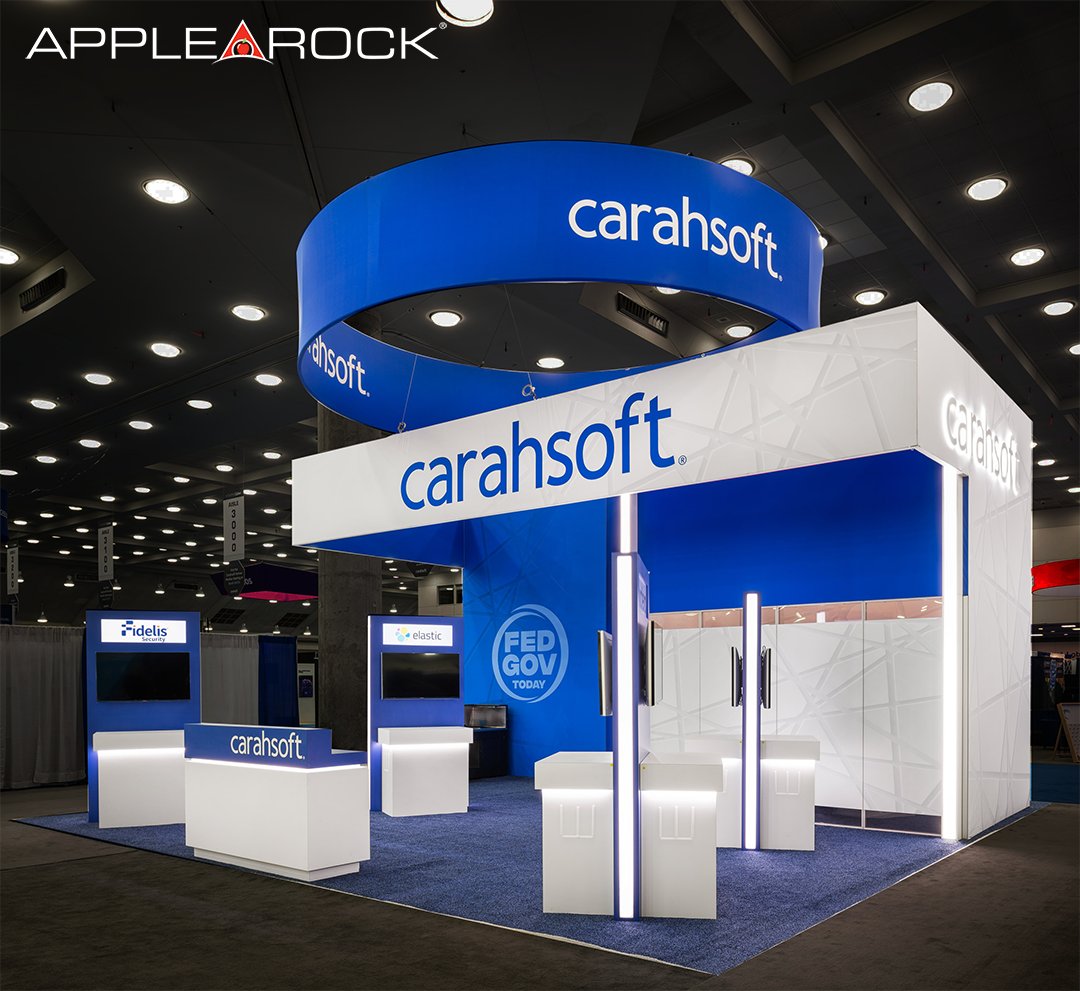 AppleRockUSA's tweet image. @AppleRockUSA teamed up with @Carahsoft at #TechNetCyber 2025 to create a clean, modern exhibit designed for real connections.
With bold branding, hands-on demos, and a walk-in conference room for private meetings, it was built for business.
#Carahsoft #BuiltByAppleRock