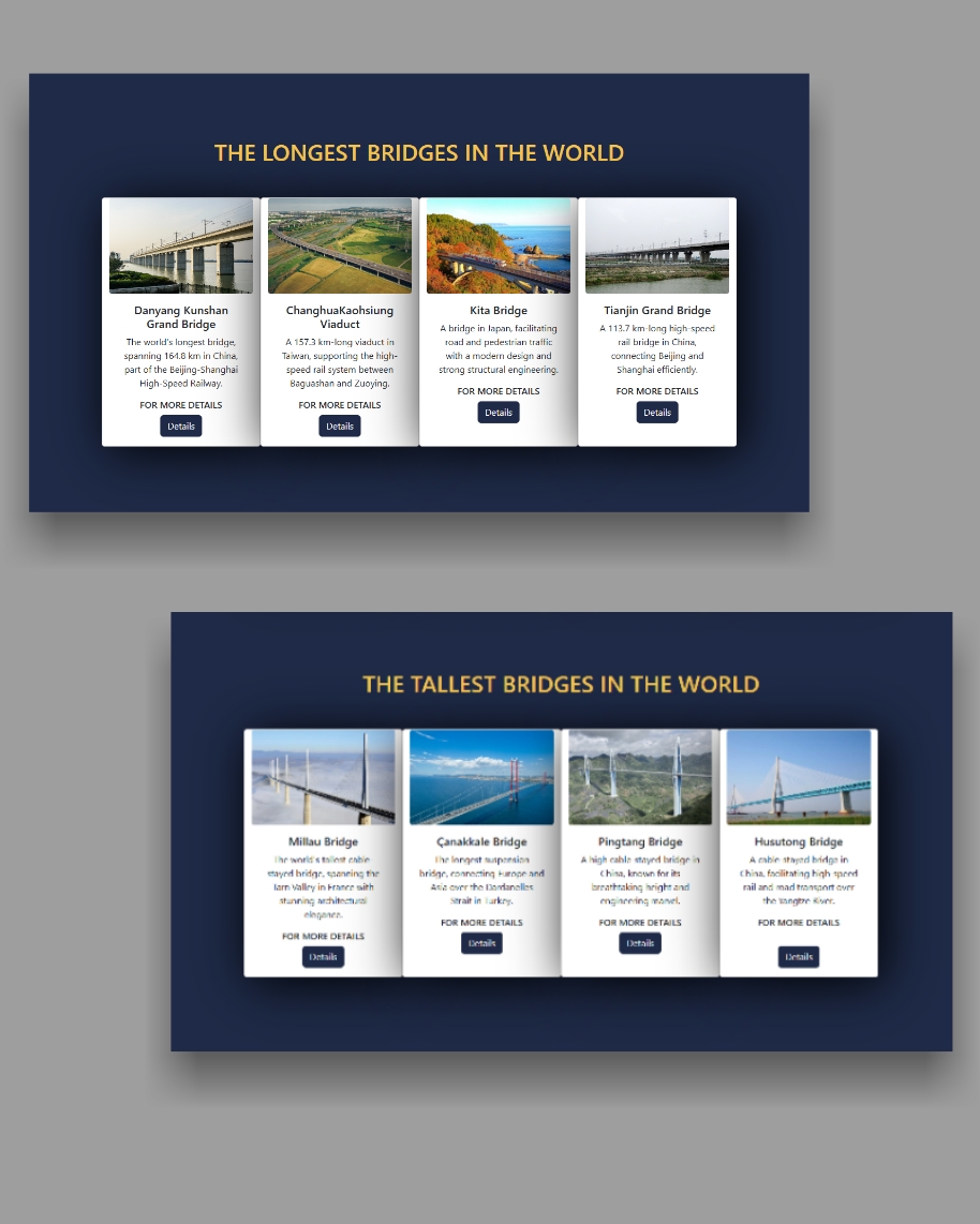 Webdeveloper_an's tweet image. I have make a single webpage which have information about Bridges.
This my web development samester task which is according to requirements.
For view of code and more information go to my profile @Webdeveloper_an and see code on github.