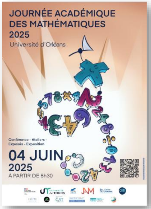Mathématiques dans l'academie d’Orléans-Tours (@maths_ot) on Twitter photo 📢 Les inscriptions à la Journée Académique des #Mathématiques de l’<a href="/ac_orleanstours/">Académie d'Orléans-Tours</a> sont ouvertes !
Temps fort dans la formation des enseignant·e·s et des stagiaires, le 04/06 à l'<a href="/Univ_Orleans/">Université d'Orléans</a> avec :
☑️ Conférence
☑️ Ateliers Infos
🔗pedagogie.ac-orleans-tours.fr/spip.php?artic…
#JAM2025 📢 Les inscriptions à la Journée Académique des #Mathématiques de l’<a href="/ac_orleanstours/">Académie d'Orléans-Tours</a> sont ouvertes !
Temps fort dans la formation des enseignant·e·s et des stagiaires, le 04/06 à l'<a href="/Univ_Orleans/">Université d'Orléans</a> avec :
☑️ Conférence
☑️ Ateliers Infos
🔗pedagogie.ac-orleans-tours.fr/spip.php?artic…
#JAM2025