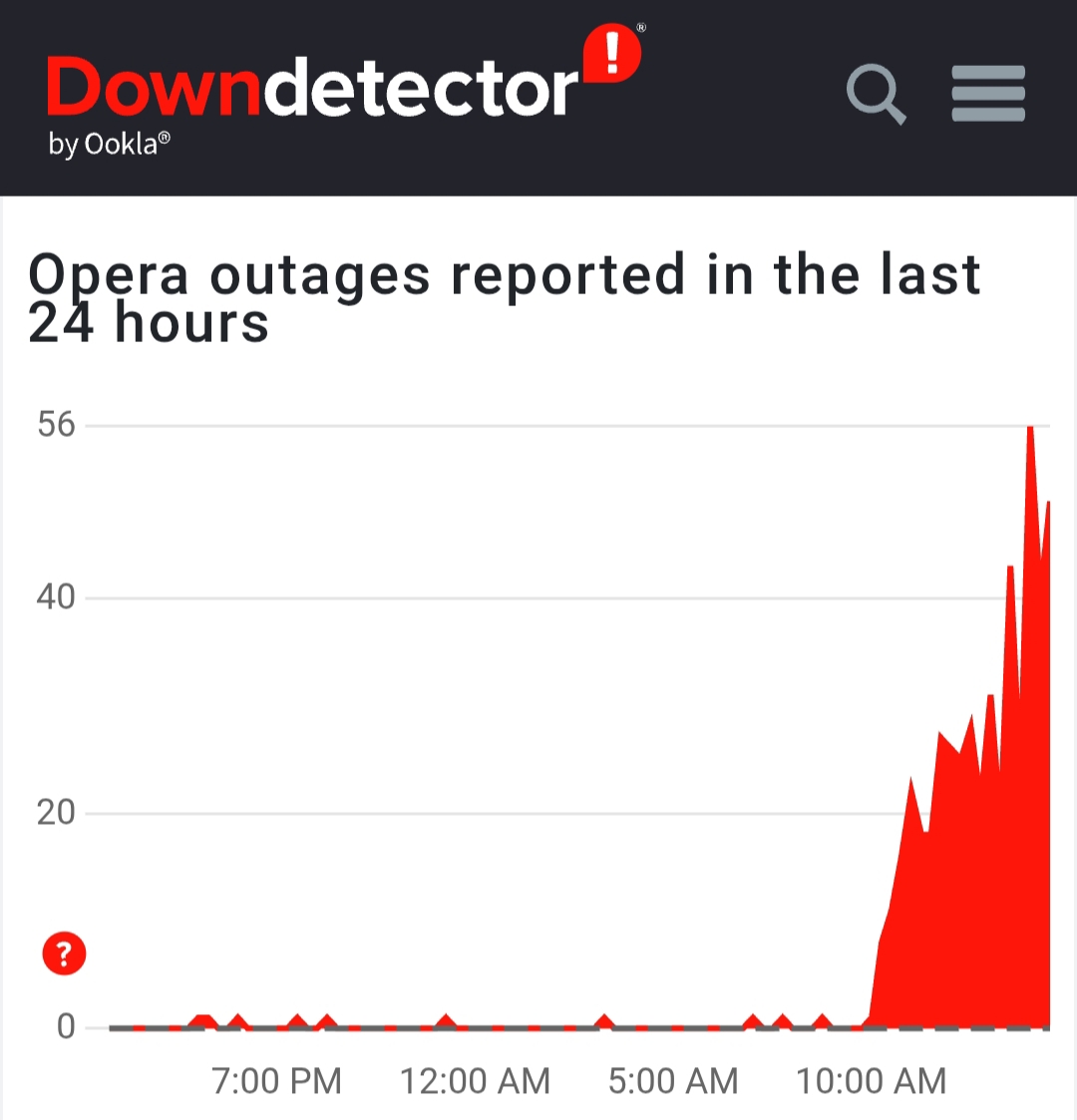 IntRealm's tweet image. Opera @opera @operagxofficial has yet to issue any statement on the outage.