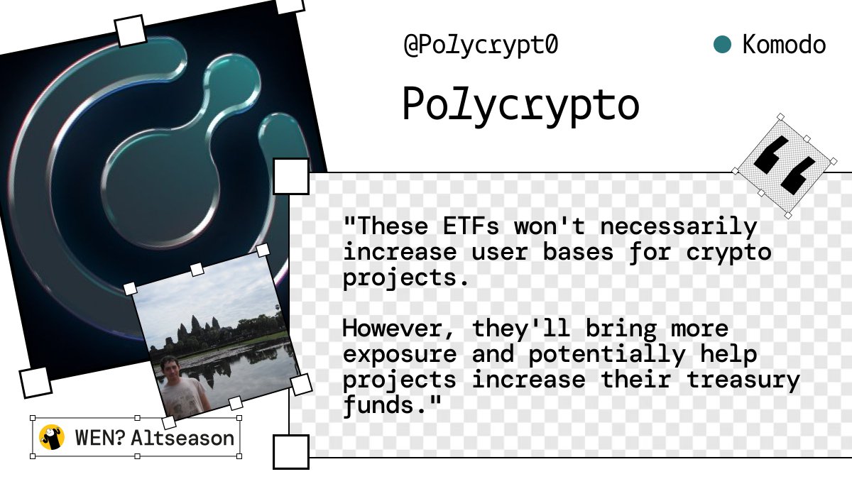 Wen ALTseason? (@wenaltseason) on Twitter photo <a href="/polycrypt0/">polycryptoblog</a> / <a href="/KomodoPlatform/">🦎 Komodo</a>
A longtime advocate for secure, interoperable, and privacy-preserving crypto, <a href="/polycrypt0/">polycryptoblog</a> doesn’t get caught in ETF hype. Komodo’s cross-chain DNA means they’re always watching how liquidity shifts, and how treasuries evolve <a href="/polycrypt0/">polycryptoblog</a> / <a href="/KomodoPlatform/">🦎 Komodo</a>
A longtime advocate for secure, interoperable, and privacy-preserving crypto, <a href="/polycrypt0/">polycryptoblog</a> doesn’t get caught in ETF hype. Komodo’s cross-chain DNA means they’re always watching how liquidity shifts, and how treasuries evolve