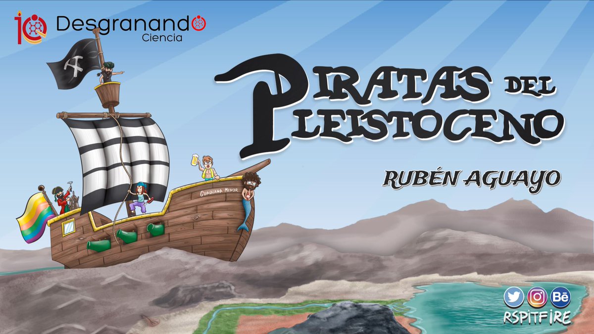 El viernes 16, en <a href="/Sci_Granada/">Desgranando Ciencia / Hablando de Ciencia</a> , no voy no voy a hablar de piedras, sino de piratas.😀

El que pueda, que se pase para las 19:10 h por el <a href="/ParqueCiencias/">Parque De las Ciencias</a> 😜