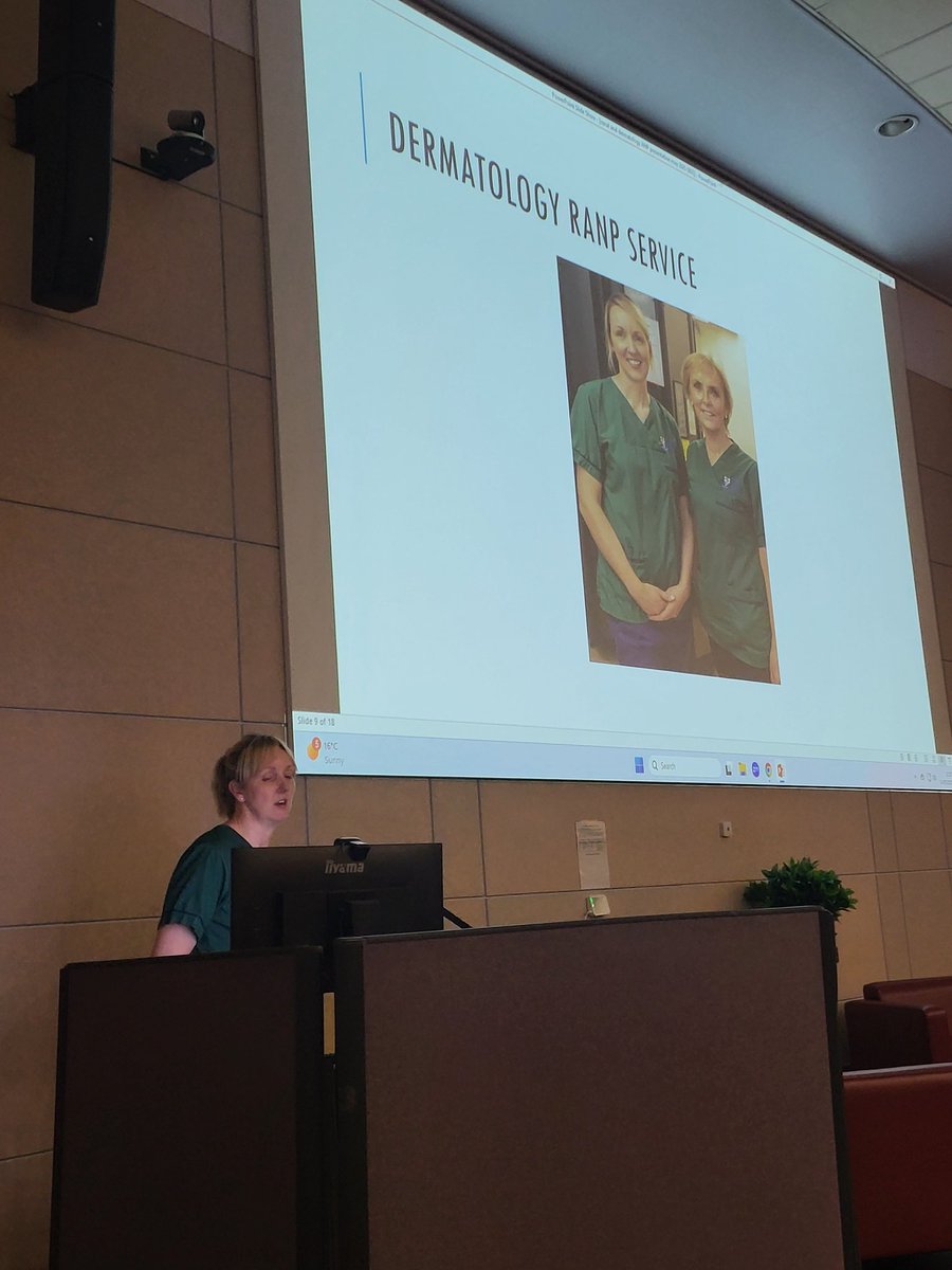 Fantastic presentations at NGR by RANP s Kelly Impey  &amp; Soniya Siraji showcasing Renal &amp; Dermatology collaborative nursing care of <a href="/TUH_Tallaght/">Tallaght University Hospital (TUH)</a> patients who have had a renal transplant- shared expertise &amp; resources- enhancing pt care by uniting 👏👏 
#InternationalNursesDay2025