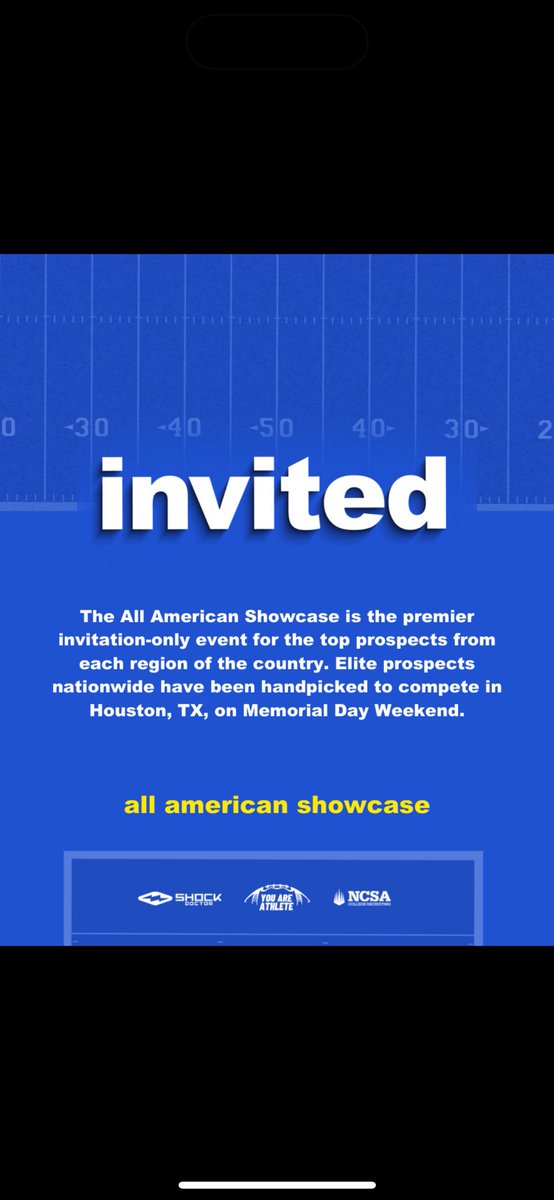 Thanks for the invite <a href="/youareathlete/">You Are Athlete</a> !