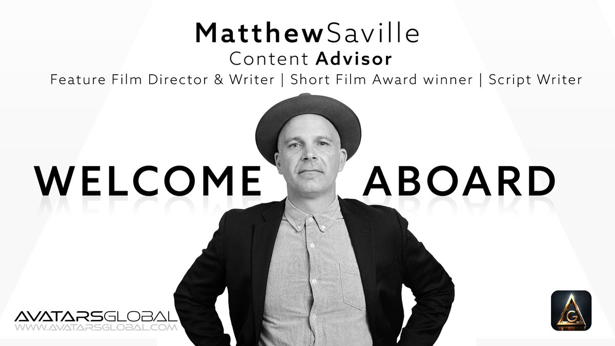 🚨 Big News from Avatars Global! 🚨

We’re thrilled to welcome award-winning writer, director, and actor Matthew J. Saville as our new Content Advisor! 

From viral short films to the acclaimed feature Juniper (94% Fresh 🍅), Matthew’s storytelling mastery will elevate our