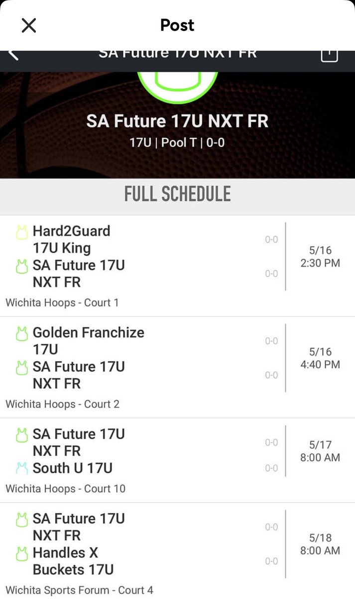My schedule for this weekend at the live period in Wichita.