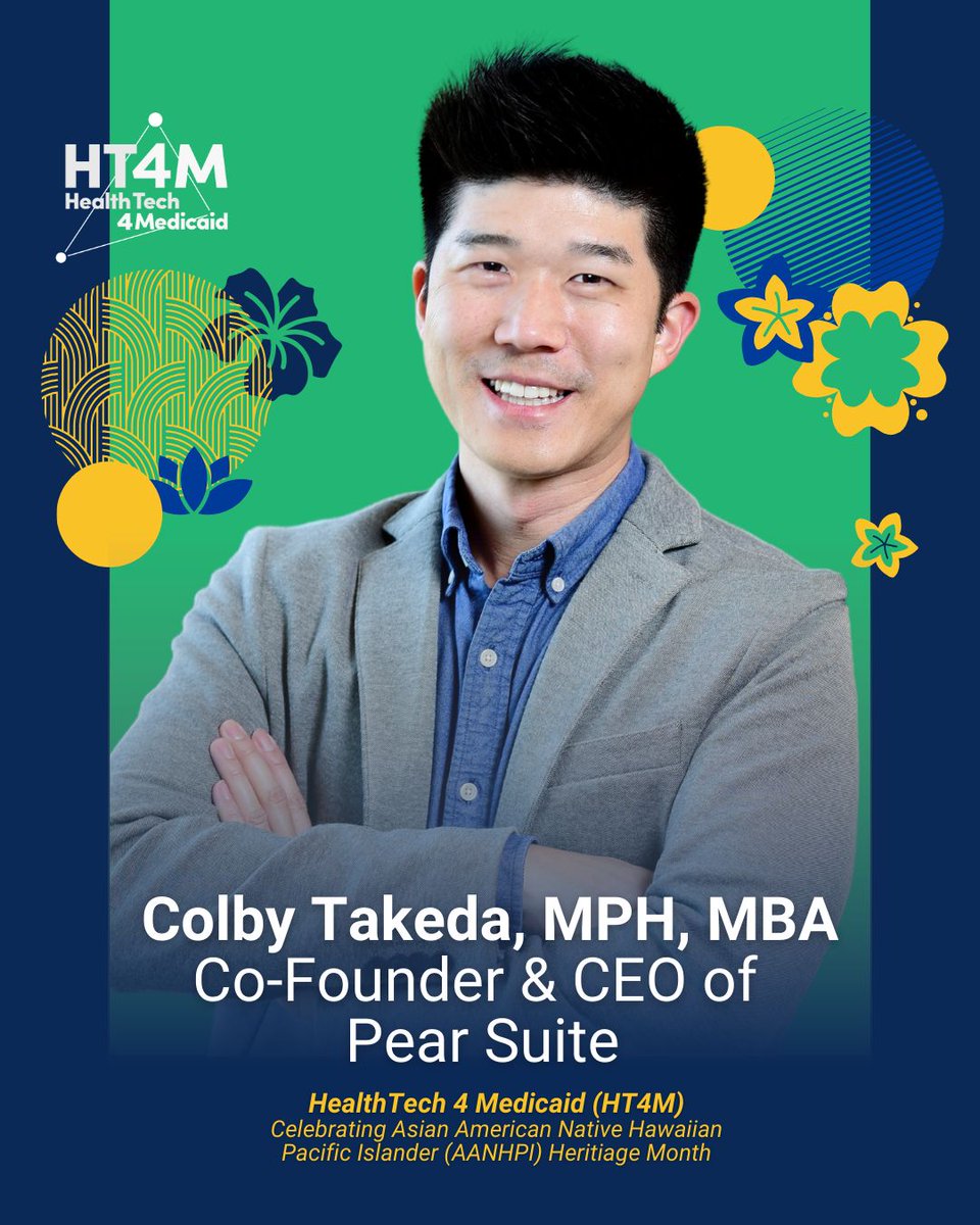 Pear Suite (@pearsuiteinc) on Twitter photo Grateful to <a href="/HT4Medicaid/">HealthTech 4 Medicaid</a> for spotlighting our CEO, Colby Takeda, during #AANHPIHeritageMonth. Proud to be part of a team working alongside #CHWs and nonprofits to support person-centered innovation.
#MedicaidInnovation #AANHPIHeritageMonth Grateful to <a href="/HT4Medicaid/">HealthTech 4 Medicaid</a> for spotlighting our CEO, Colby Takeda, during #AANHPIHeritageMonth. Proud to be part of a team working alongside #CHWs and nonprofits to support person-centered innovation.
#MedicaidInnovation #AANHPIHeritageMonth
