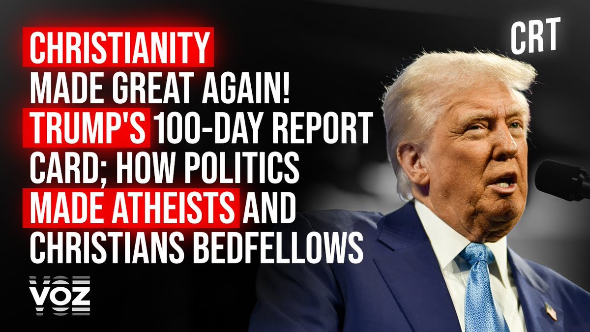 VOZ (@voz_us) on Twitter photo 🔴 PODCAST | Christianity made great again! Trump's 100-day report card - CRT with
<a href="/Bambi100/">Bambi Francisco</a>
👉 Watch the full episode here: zurl.co/6kUbH
Subscribe to our channel and share! 🔴 PODCAST | Christianity made great again! Trump's 100-day report card - CRT with
<a href="/Bambi100/">Bambi Francisco</a>
👉 Watch the full episode here: zurl.co/6kUbH
Subscribe to our channel and share!