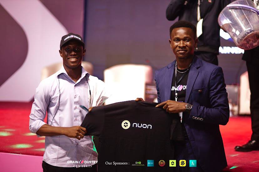 NuonFinance's tweet image. Last week, Nuon took part in Chaindustry 2025 Blockchain Week in Uyo, Nigeria. The largest Web3 conference in West Africa.
We were proud to join this week-long conference as sponsors alongside brilliant Web3 projects @estatexeu, @ayetunetwork, @ABDSystems, @solflare, and…