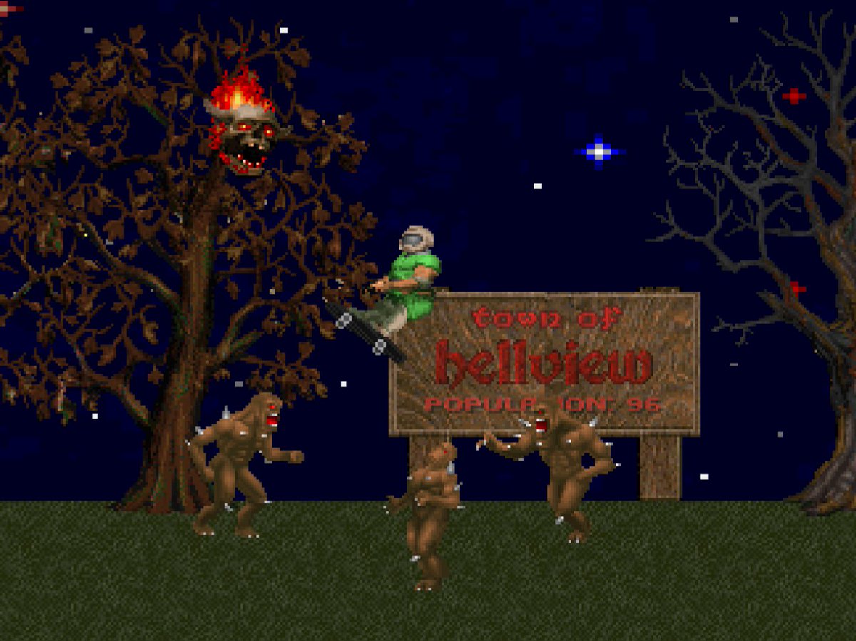 DOOM_GAUNTLET's tweet image. Down twenty miles through the sticks...