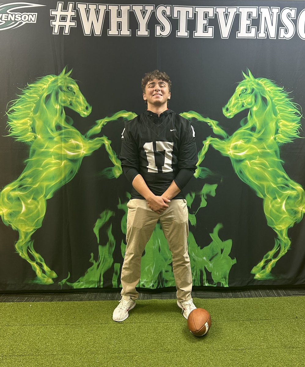 Great day learning about <a href="/StevensonU/">Stevenson University</a> and <a href="/SUMustangFB/">Stevenson Football</a> !  Thank you <a href="/edhottle1/">Ed Hottle</a> 
<a href="/CoryPietrzyk22/">Cory Pietrzyk</a> 
<a href="/GoMustangSports/">Stevenson University Mustangs</a> 
<a href="/Coach_Ward23/">Ty Ward</a> 
<a href="/CoachCurreri/">Coach Frank Curreri</a>