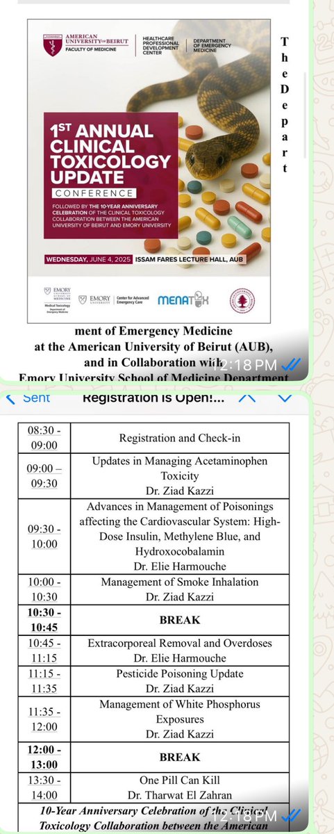Ziad Kazzi, MD, FACMT, FAACT, FAAEM, FACEP (@ziadkazzi) on Twitter photo 