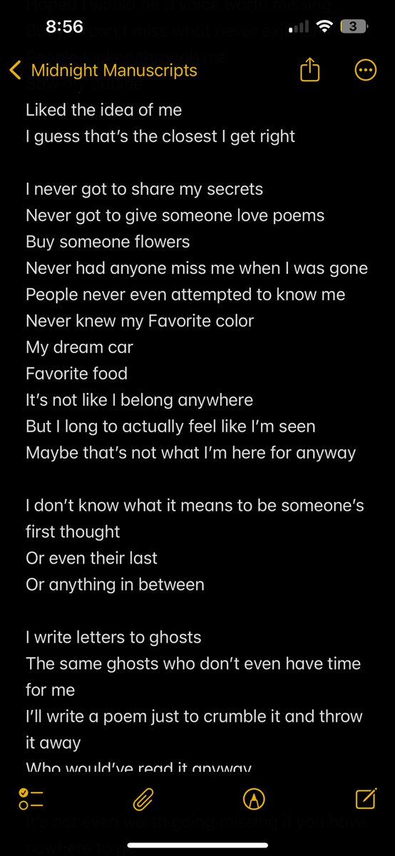 4everNeverLess's tweet photo. Couldn’t copy paste the whole thing.
Maybe sharing more poems soon? https://t.co/UBOgTIgi5B