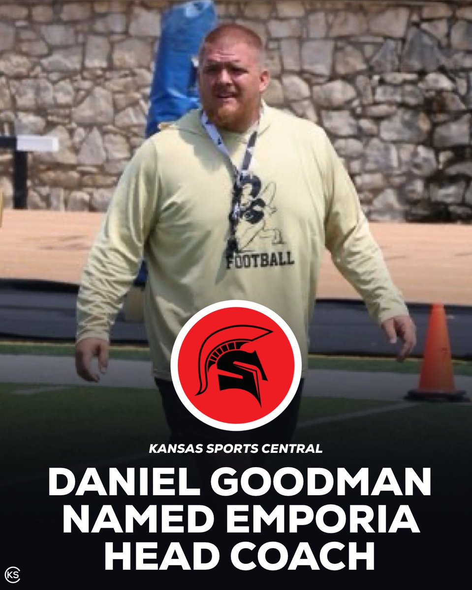 BREAKING: Daniel Goodman has been named Emporia High’s new head football coach.

An EHS alum, Goodman brings college experience from Emporia State and North Dakota State, where he was part of two FCS national title teams. He replaces Kaden Glinsmann, who stepped down in April.