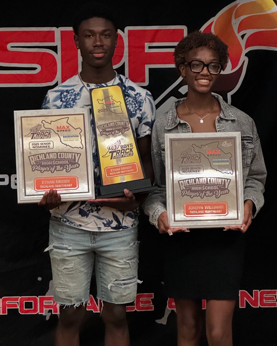 Richland Northeast XC/Track and Field (@cavalierxctf) on Twitter photo Congratulations to Ethan and Jordyn for being nominated for the inaugural Richland County High School Mr. And Miss Track and Field.
Congratulations Ethan (@trackwethan) for winning 🏆 Mr. Track and Field for Richland County! We are proud of you!
<a href="/RNEAthletics/">RNE Athletics</a> <a href="/RNECavaliers/">Richland Northeast HS</a> Congratulations to Ethan and Jordyn for being nominated for the inaugural Richland County High School Mr. And Miss Track and Field.
Congratulations Ethan (@trackwethan) for winning 🏆 Mr. Track and Field for Richland County! We are proud of you!
<a href="/RNEAthletics/">RNE Athletics</a> <a href="/RNECavaliers/">Richland Northeast HS</a>