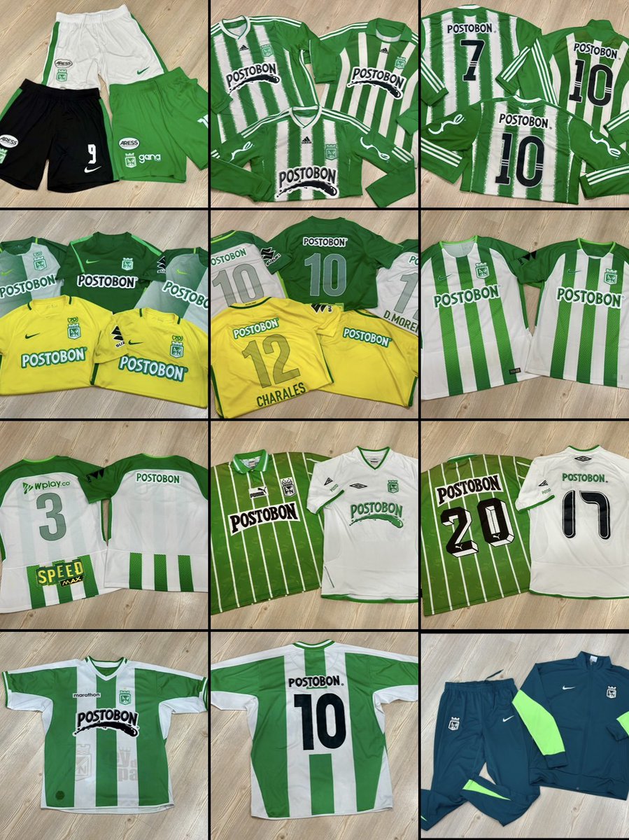 Sale hilo con las camisetas disponibles🔥🔥🔥🔥🔥🔥🔥🔥🔥💚

En las publicaciones siguientes encuentran talla, precio y estado. 

RT por favor para llegar a hinchas que busquen estas camisetas. 

TODO ORIGINAL
