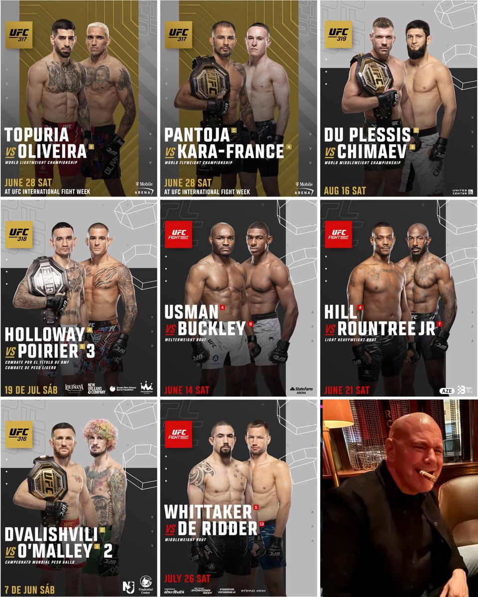 Esto es cine 🚬 

#UFC317 y mucho más 😍