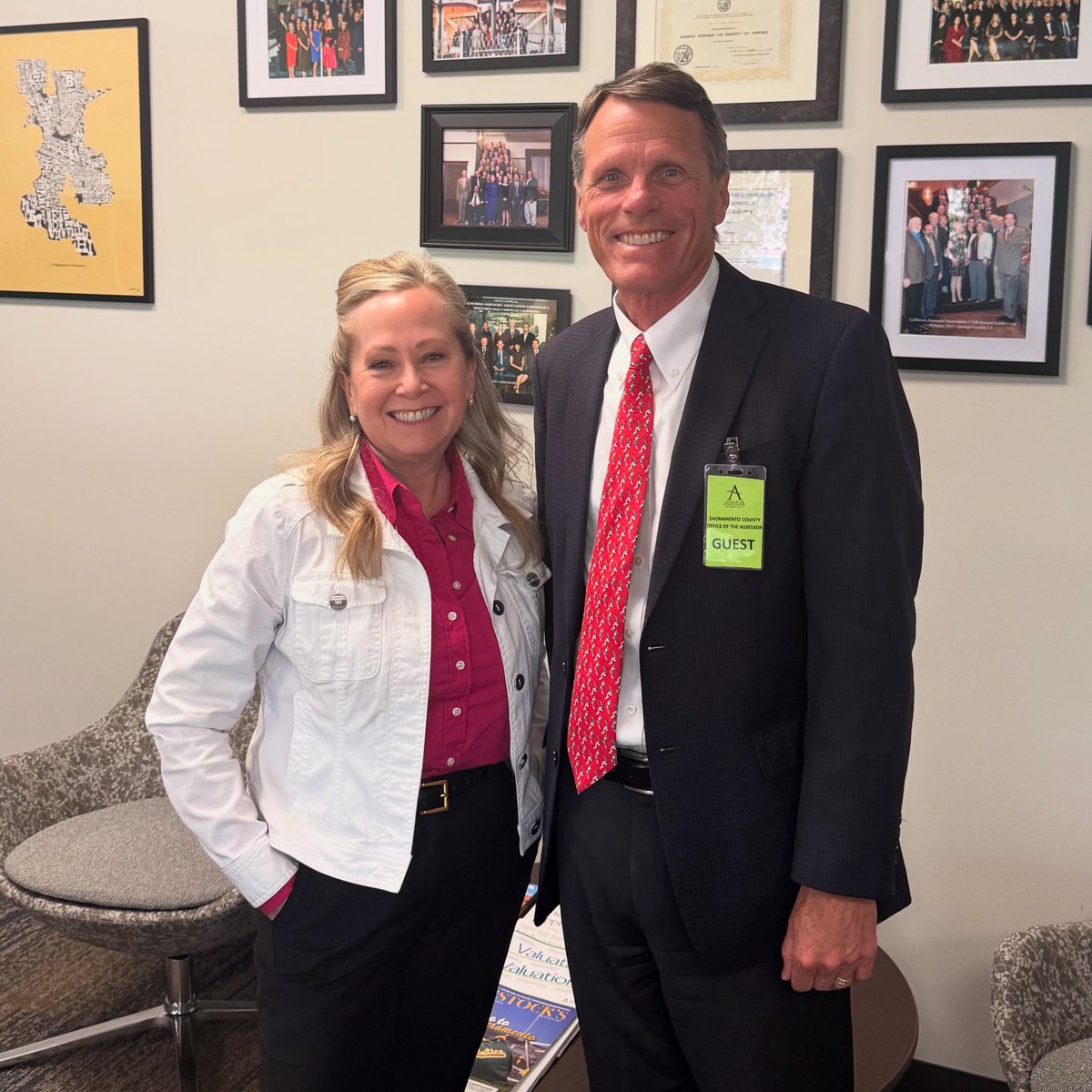 Thanks to Sacramento County Assessor Christina Wynn for the office tour and meeting. Christina and her team are providing top notch services to property owners. Keep up the great work!