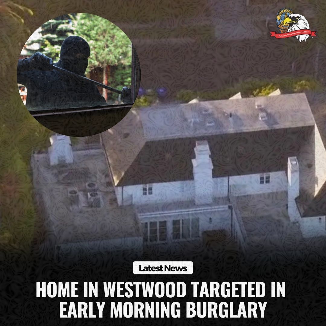 An early morning home invasion in L.A.’s Westwood neighborhood turned violent when four suspects broke into a residence near Lindbrook Drive around 5:10 a.m. Wednesday. The suspects fled after confronting an on-site security officer—allegedly attempting to run him over, prompting
