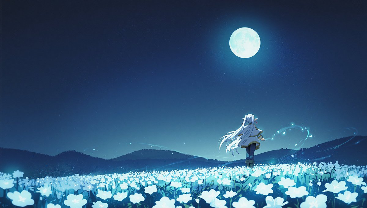 RandomAILewds's tweet image. Moonlit Frieren