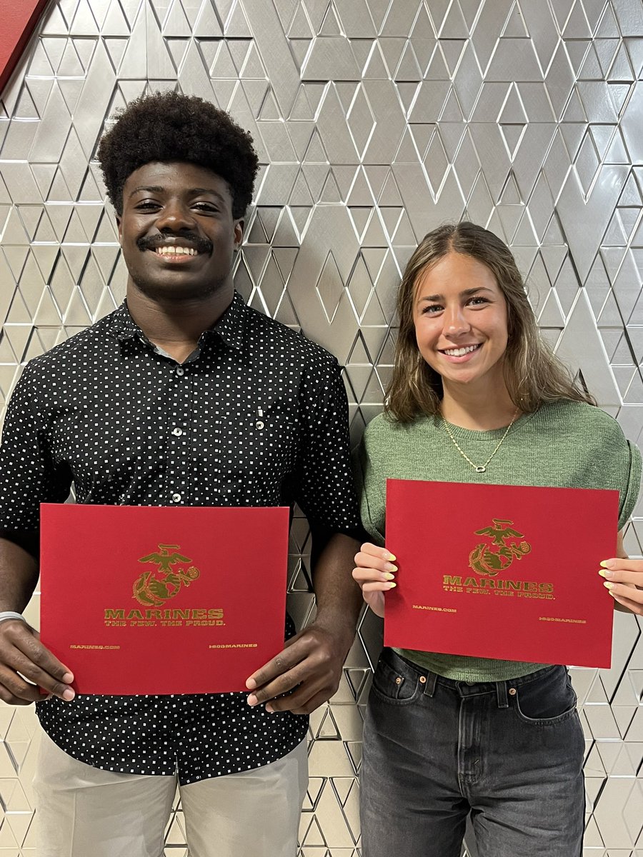 Congratulations to our 2024-25 Distinguished Athlete Award winners! 

Selected for their displayed courage, poise, self-confidence, and leadership over their career as a high school athlete! 

Congrats Fon &amp; Olivia! 🤘🏼