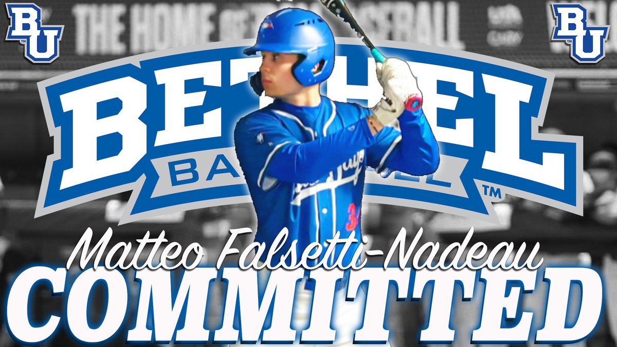 Bethel University Baseball would like to welcome Matteo Falsetti-Nadeau to the Pilot family! Matteo will join us from Ottawa, Ontario, Canada. Matteo will provide the Pilots with tremendous catching defense, and an impact left handed bat.We are excited to have Matteo join us#team