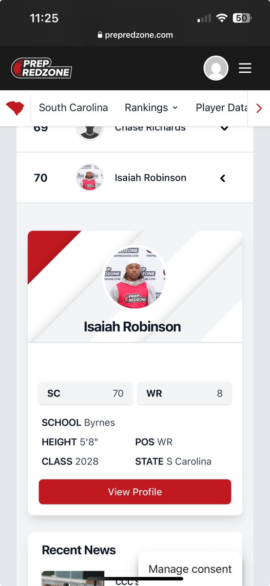 Isaiah “zay” robinson (@zay_fly2) on Twitter photo BLESSED to be ranked by prepredzone for c/o 28🤞🏾🤞🏾 <a href="/PrepRedzoneSC/">Prep Redzone South Carolina</a> <a href="/coach_ashmore/">Tony Ashmore</a> <a href="/JakeChilders_12/">Jake Childers</a> <a href="/coachjcdavis/">Jamauri Davis</a> <a href="/ByrnesFootball/">Byrnes Rebels Football</a> BLESSED to be ranked by prepredzone for c/o 28🤞🏾🤞🏾 <a href="/PrepRedzoneSC/">Prep Redzone South Carolina</a> <a href="/coach_ashmore/">Tony Ashmore</a> <a href="/JakeChilders_12/">Jake Childers</a> <a href="/coachjcdavis/">Jamauri Davis</a> <a href="/ByrnesFootball/">Byrnes Rebels Football</a>