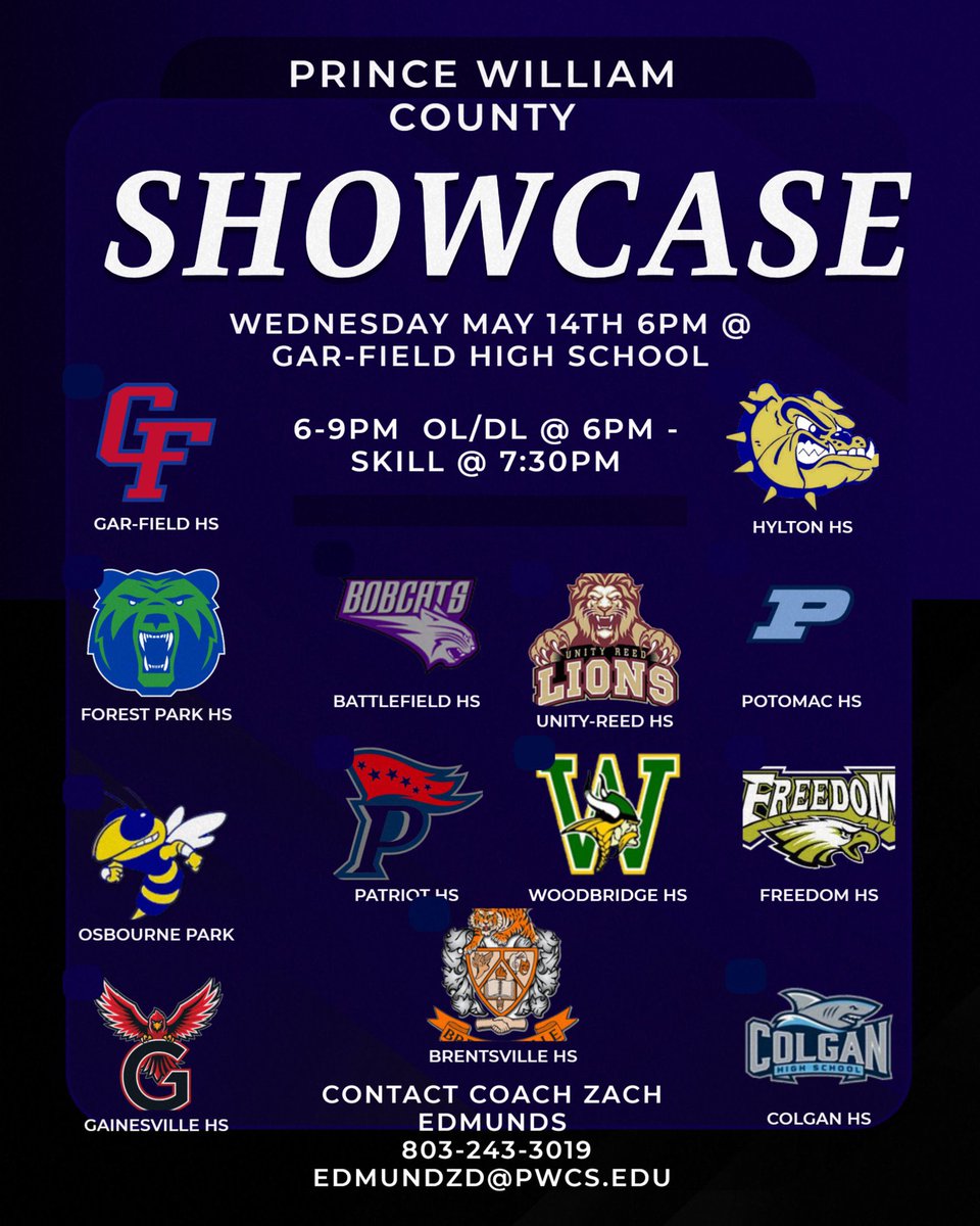 Loren White (@coach_white) on Twitter photo The weather couldn’t hold back the incredible excitement at the PWC Showcase! Huge shoutout to <a href="/coachzedmunds/">Zach Edmunds</a> for hosting such a phenomenal event! We had talented athletes, tons of college coaches, and an electrifying atmosphere that was off the charts! #PWCSuccess 🎉 🏈 The weather couldn’t hold back the incredible excitement at the PWC Showcase! Huge shoutout to <a href="/coachzedmunds/">Zach Edmunds</a> for hosting such a phenomenal event! We had talented athletes, tons of college coaches, and an electrifying atmosphere that was off the charts! #PWCSuccess 🎉 🏈