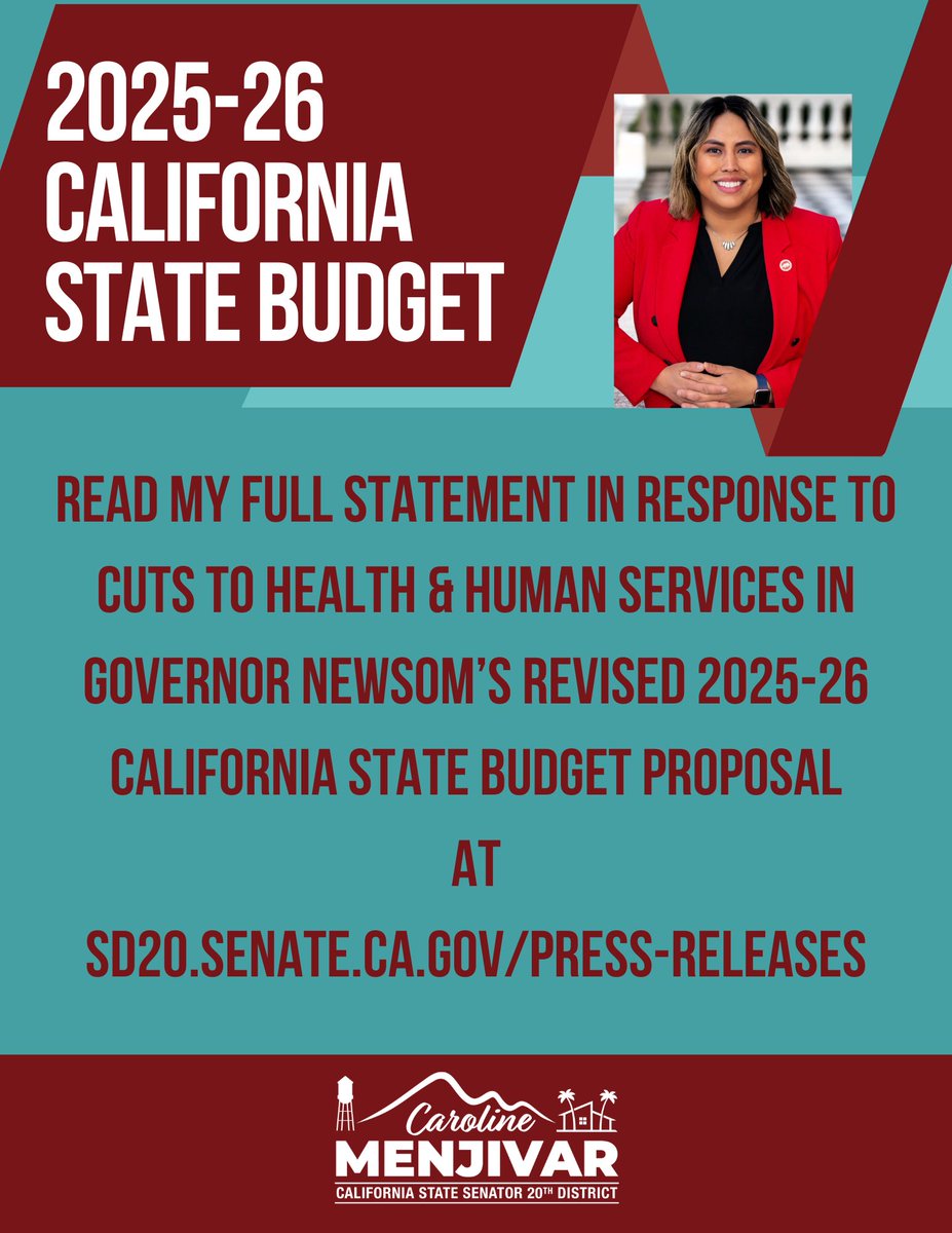 Senator Caroline Menjivar tweet media