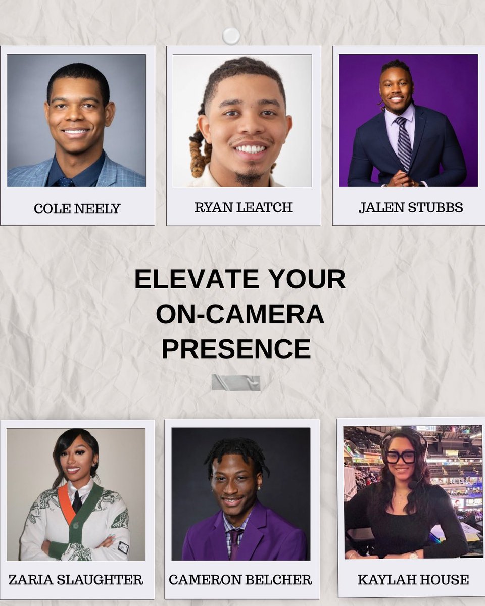 The Collaborative, LLC (@xcollaborative) on Twitter photo Congratulations to the second cohort of our Elevate Your On-Camera Presence Program!
These talented individuals will interview Atlanta Hawks PxP Announcer, <a href="/BobRathbunTV/">Bob Rathbun</a>, gaining insights from one of the most respected voices in sports! Congratulations to the second cohort of our Elevate Your On-Camera Presence Program!
These talented individuals will interview Atlanta Hawks PxP Announcer, <a href="/BobRathbunTV/">Bob Rathbun</a>, gaining insights from one of the most respected voices in sports!