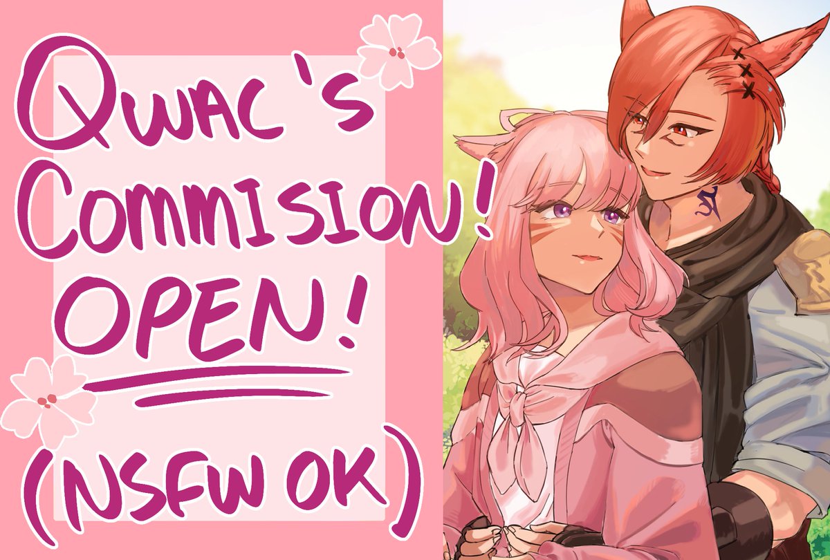 qwacaroni370's tweet image. [repost ❤️🙇‍♀️]
Commission slots are available for May 2025!!
Available both for SFW and NSFW🍑♨️ I draw manga, Illustration and more! 

CMS tag : #QwacComm (nsfw warning!)
 
Link here! ➡️ vgen.co/qwacaroni370

#commissions #vgencomm