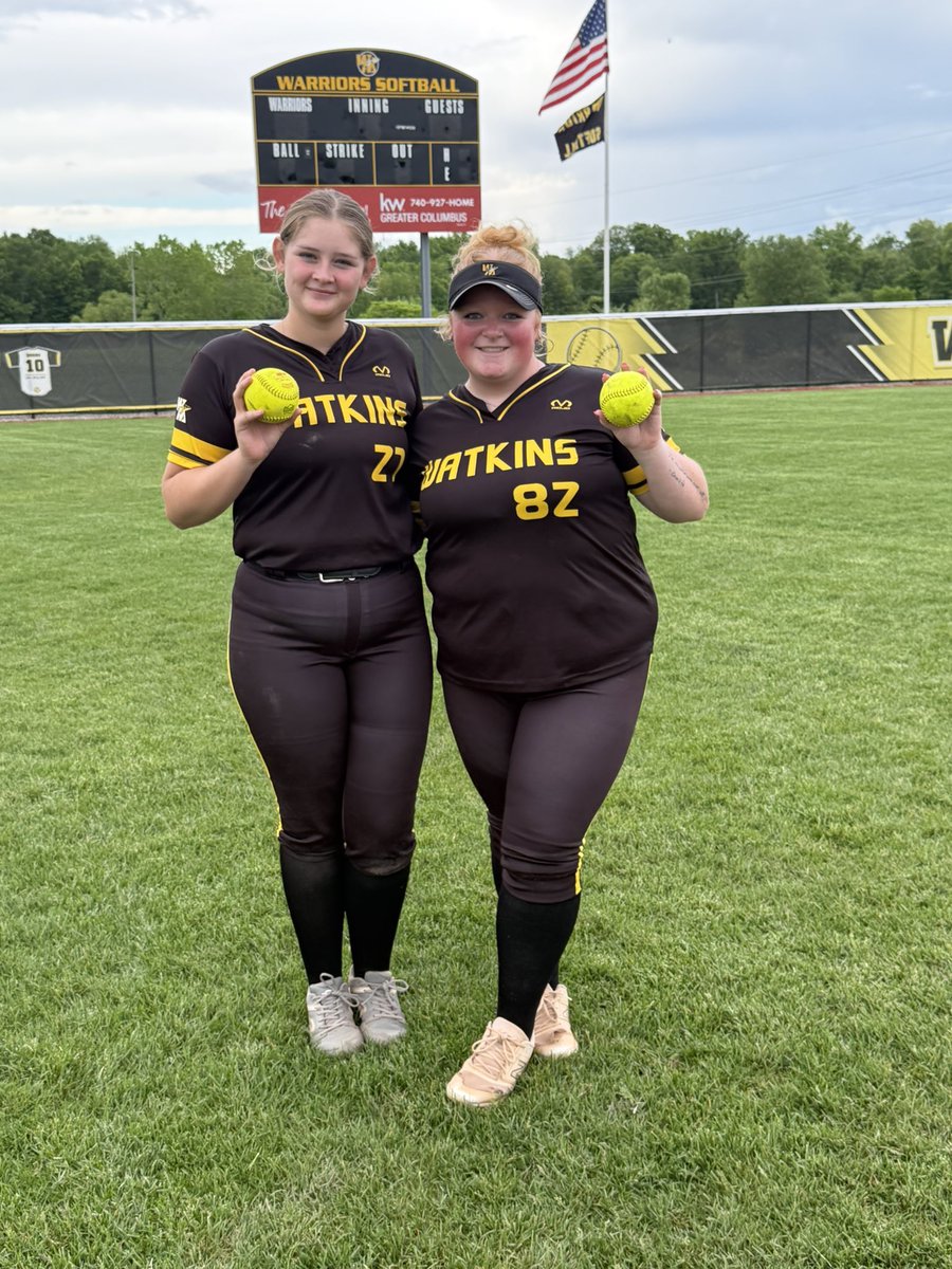 We finally were able to get the game w/ Zanesville in around the ⚡️🌩️. We put up runs in all 4 innings, had hits from 7 kids and Jacy and Shelby both hit their first career varsity HR. Lily came in and struck out the side in the fifth to seal the run rule.