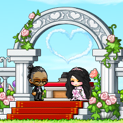 On a complete side note - My wife @sushin0bi and I got married on May 10th, and our cake topper, was us in the <a href="/MapleStory/">MapleStory 🍁</a> world.