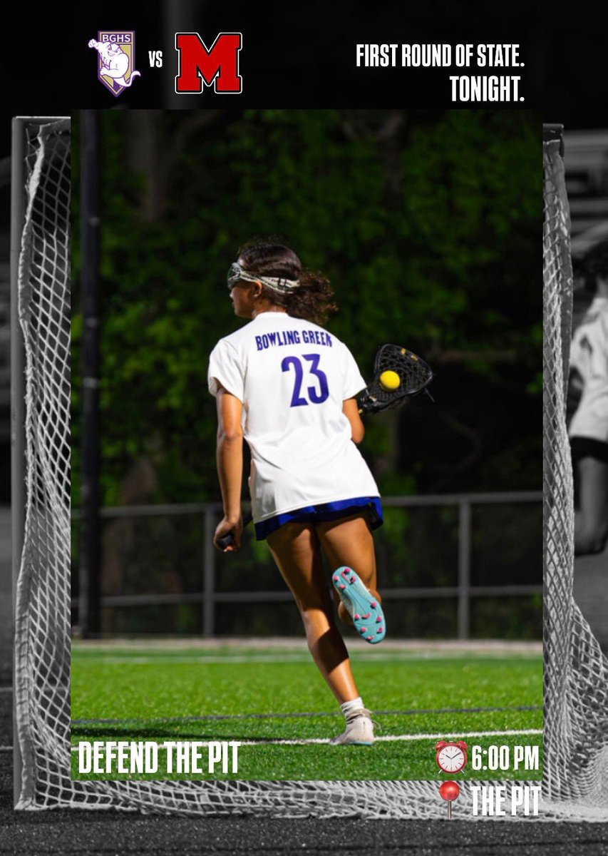 Purples Lacrosse will host Dupont Manual tonight!