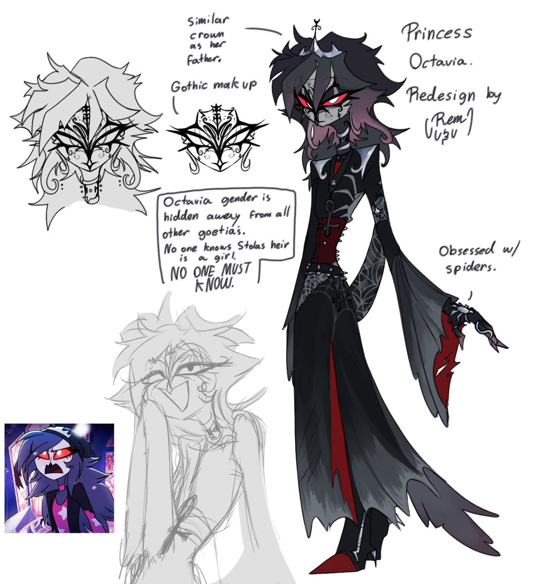 Octavia Redesign.🕸️🥀
