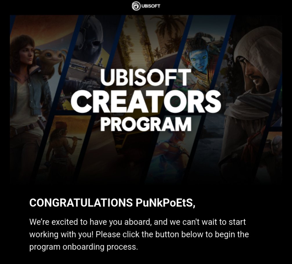 PuNkPoEtS (@punkpoets) on Twitter photo That moment when <a href="/UbisoftANZ/">Ubisoft ANZ</a> follows you and then you get an email. That's one of the goals I set for myself this year That moment when <a href="/UbisoftANZ/">Ubisoft ANZ</a> follows you and then you get an email. That's one of the goals I set for myself this year