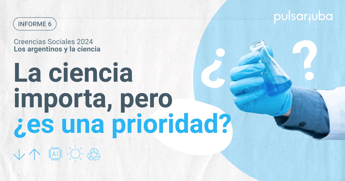 Cada uno tiene sus prioridades, ¿es la ciencia una de ellas? 🔢🧑‍🔬

Si bien los argentinos creemos que la ciencia es una de las claves para el desarrollo nacional, ¿la consideramos una urgencia o hay otras cosas más importantes?