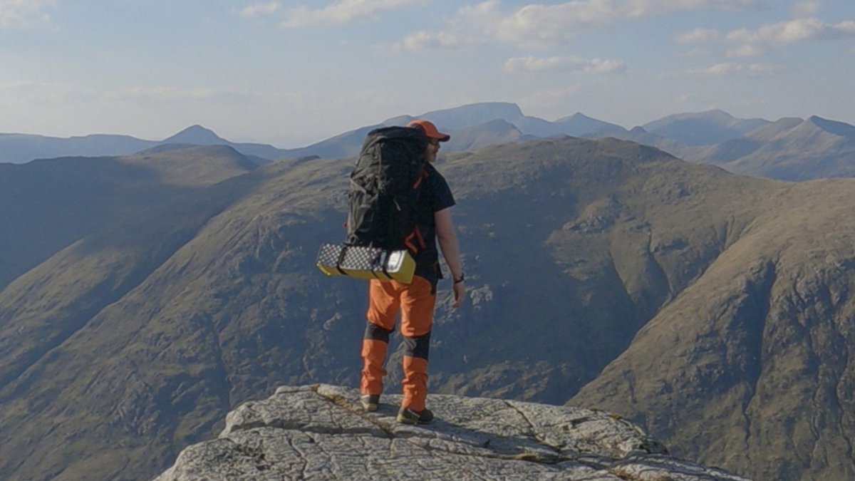 Such a good summit camp on Buachaille Etive Beag ⛰️🏴󠁧󠁢󠁳󠁣󠁴󠁿