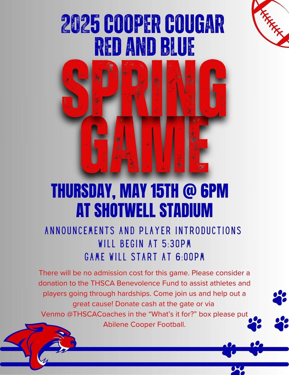 MarcusAndrade68's tweet image. Coogs Spring game Thursday May 15th! Come check us out! 6pm