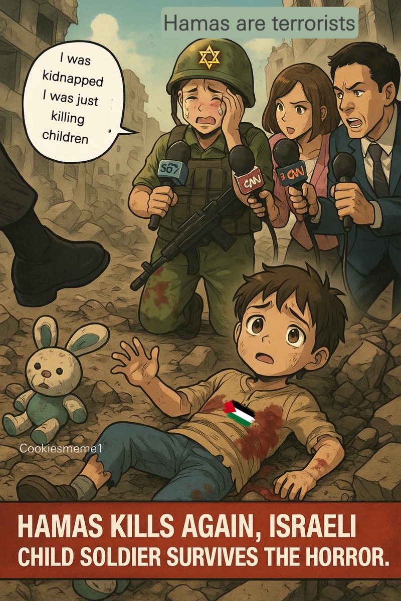 Cookiesmeme1's tweet photo. #IsraelTerrorism #IsraeliCrimes #ISIS
#FreePalestine #Gaza #Trump #islamophobie #FromTalmudToTerror
He returned from a land drowning in innocent blood,
and was welcomed not for bravery
but for the acts he committed.
Those who follow "sacred scripts" teaching hate cannot claim humanity.
This is how monsters become heroes… when the victims have no voice.✨🕊️