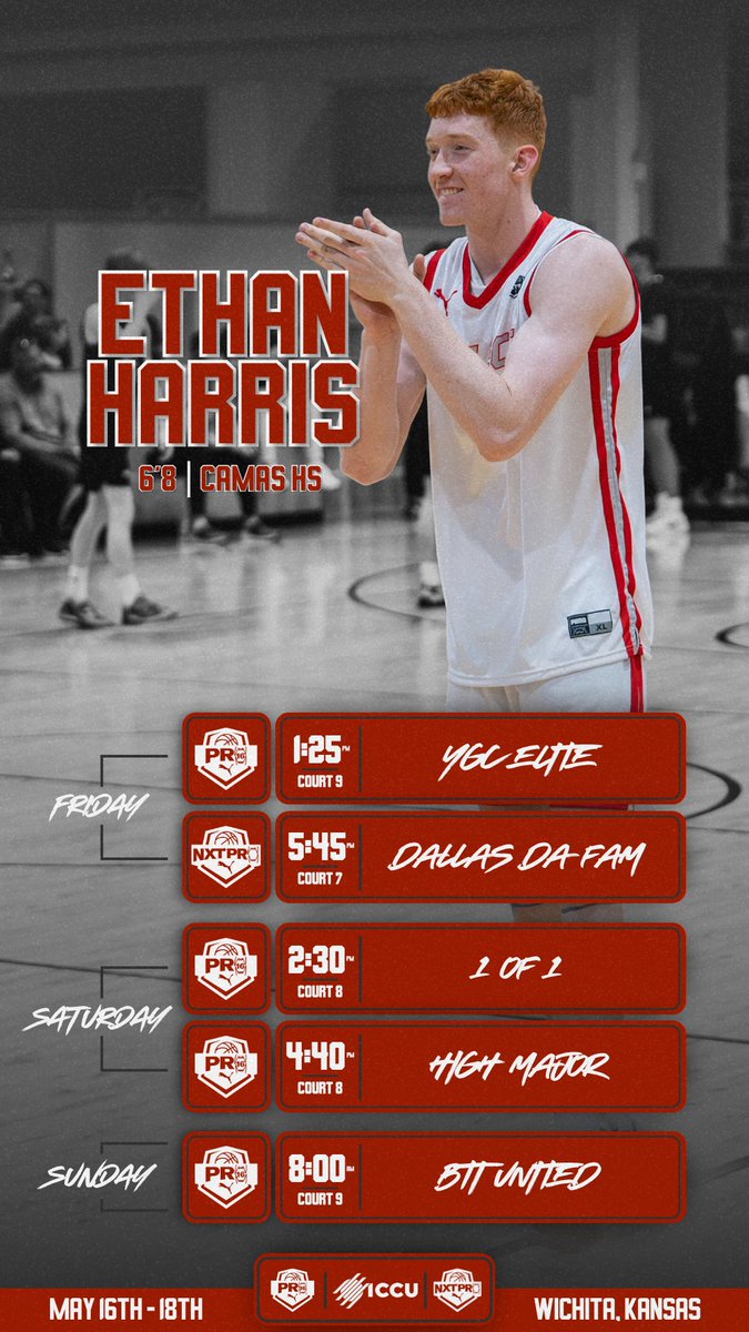 Ethan Harris (@ethanharris35) on Twitter photo In Wichita Kansas this next week for the first live period of the year. Here is the schedule
<a href="/SelectHoopsUSA/">Select Basketball (MBB)</a> <a href="/PRO16League/">PRO16/NXTPRO League</a> In Wichita Kansas this next week for the first live period of the year. Here is the schedule
<a href="/SelectHoopsUSA/">Select Basketball (MBB)</a> <a href="/PRO16League/">PRO16/NXTPRO League</a>