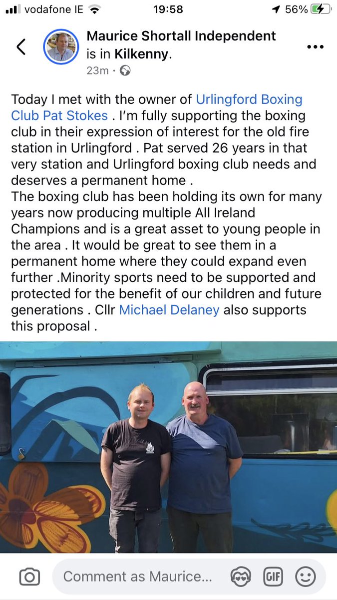 Urlingford Boxing Club Expression Of Interest