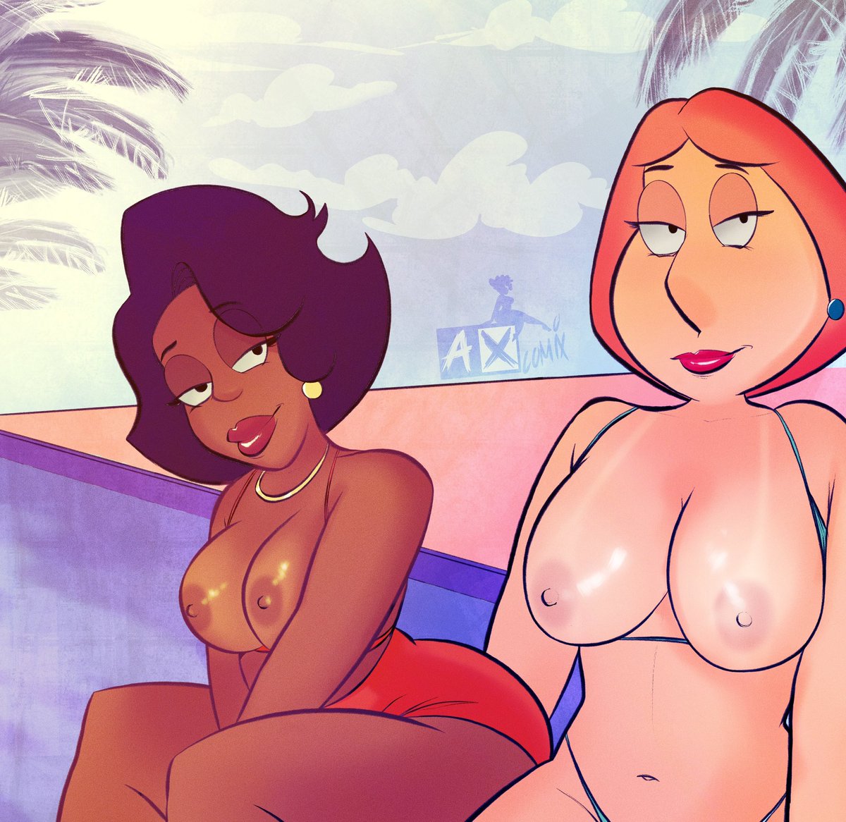 Donna and Lois when they get some time away from them kids #axcomix