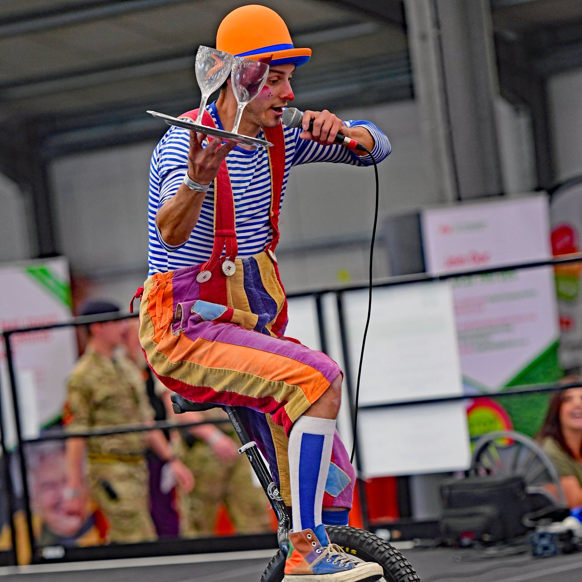 adwmedia's tweet photo. JESTER-CLOWN.  Nottinghamshire County Show, Newark Showground, Notts. 2025  ©https://t.co/jBpZ9HDwzi https://t.co/T1zIUAtLTw