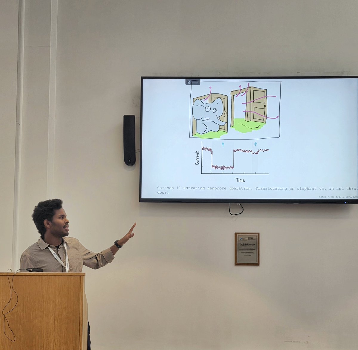 Muhammad Sajeer (@sajeerp_) on Twitter photo Just presented our research on 2D nanochannels for biosensing at <a href="/sheffielduni/">The University of Sheffield</a> at the 12th Analytical Biosciences Group Early Career Researcher Meeting'25. Grateful to <a href="/RoySocChem/">Royal Society of Chemistry</a> for the travel grant & to my beloved supervisors
<a href="/radhaboya/">Radha Boya</a>
<a href="/AKeerthi03/">Ashok Keerthi</a>
<a href="/man0jvarma/">Manoj Varma</a>
<a href="/nanoporegroup/">NanoporeGroup@IISc</a> Just presented our research on 2D nanochannels for biosensing at <a href="/sheffielduni/">The University of Sheffield</a> at the 12th Analytical Biosciences Group Early Career Researcher Meeting'25. Grateful to <a href="/RoySocChem/">Royal Society of Chemistry</a> for the travel grant & to my beloved supervisors
<a href="/radhaboya/">Radha Boya</a>
<a href="/AKeerthi03/">Ashok Keerthi</a>
<a href="/man0jvarma/">Manoj Varma</a>
<a href="/nanoporegroup/">NanoporeGroup@IISc</a>