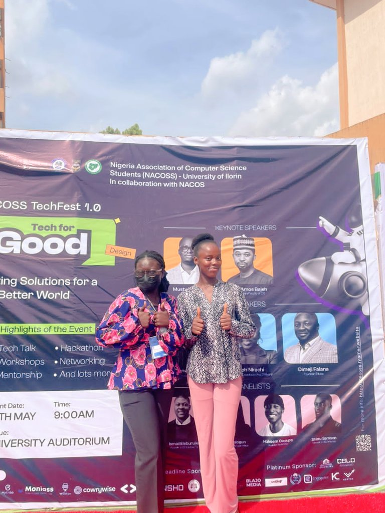 O_yhemi's tweet image. Live at Nacoss TechFest 1.0 yesterday 💕💕

@O_tohme @FicazzoS @al_knbi299 @gdgoc_unilorin @bhalow_meenat @dev_leoo #NacossTechFest @NACOSS_UIL