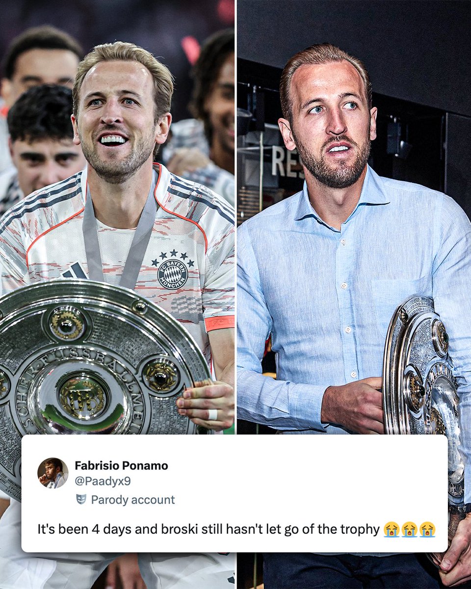 ESPNUK's tweet image. Can you blame him? 😂🏆