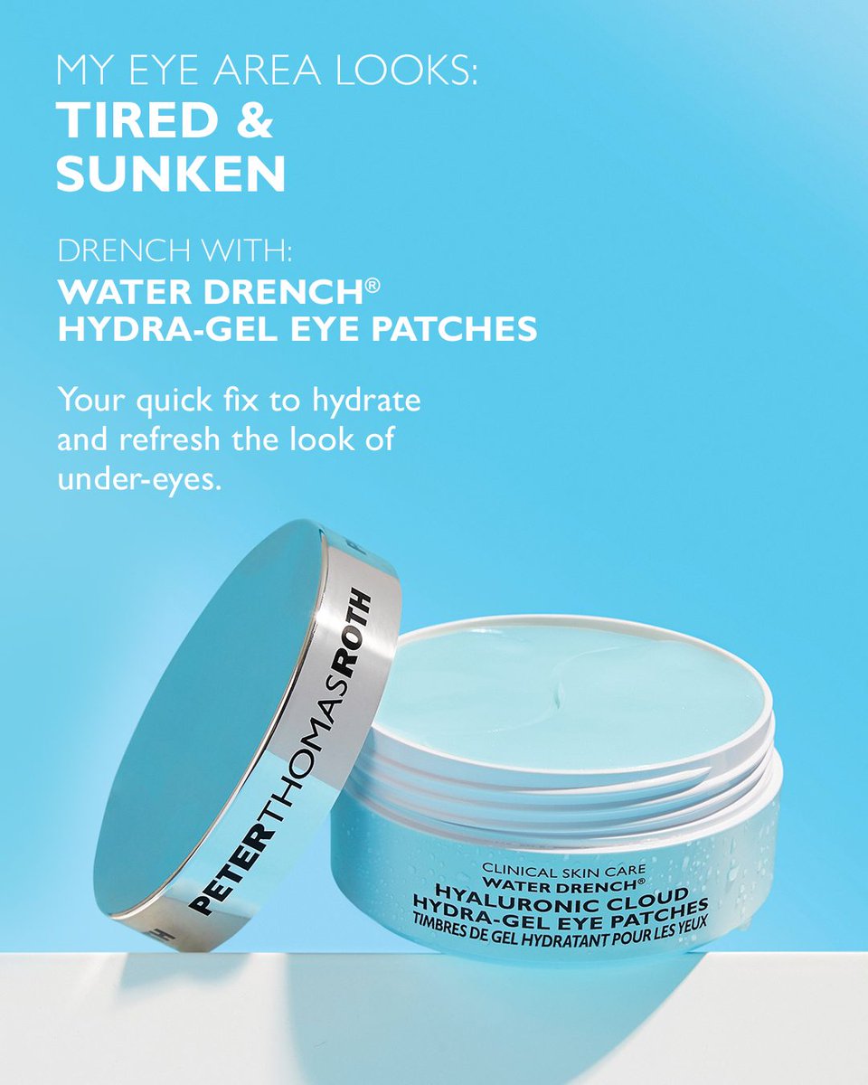 PTRskin's tweet photo. There’s a Water Drench® formula for all skin types and concerns... and the latest addition is for everyone! 

NEW Water Drench® Ice-Facial Cooling Mist is a must-have to instantly cool down, de-puff and glow up ✨

Swipe to see which Water Drench® essentials you need now ⬅️ https://t.co/wUw8UXz1dN