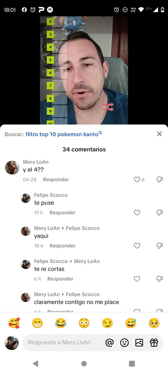 claramente contigo no me place